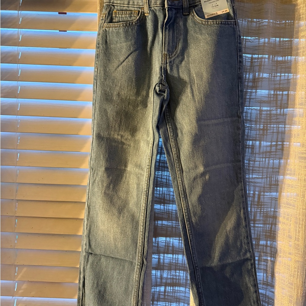 Cat & Jack Gray Jeans with Straight-Leg Style